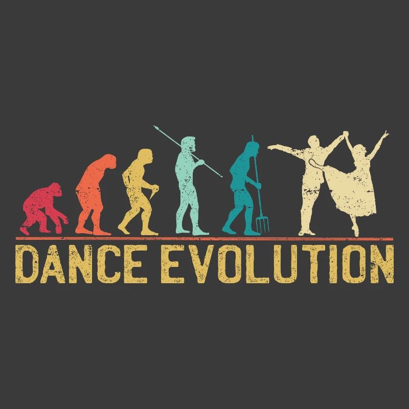 Dance Evolution Silhouette Design