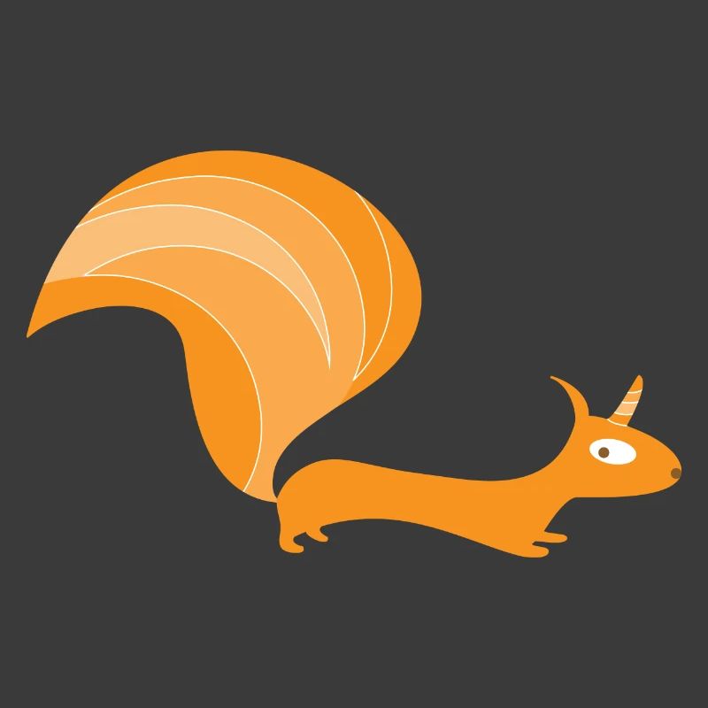 Eichhörnchen mit Einhorn (b)