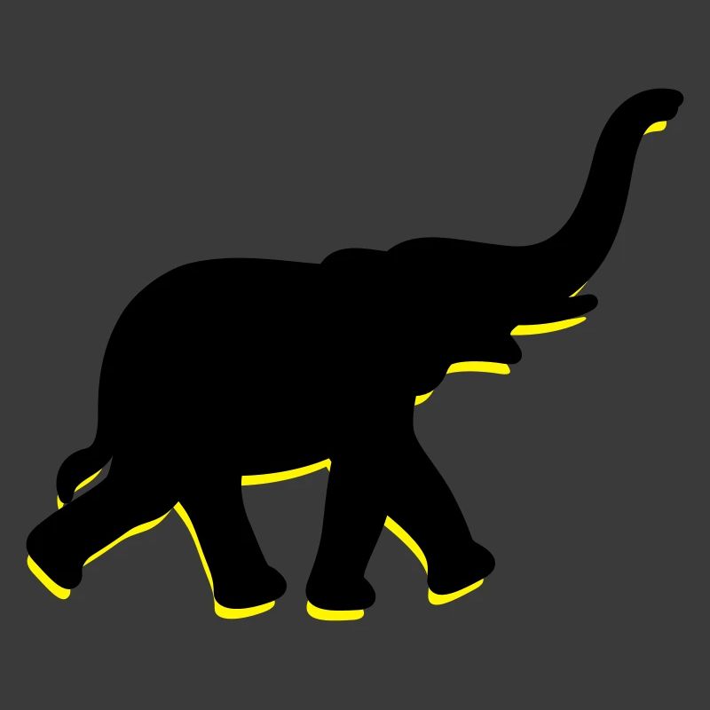 Ein großer Elefant mit einem Rüssel