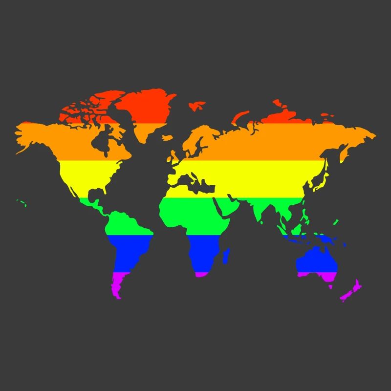 Rainbow World - Outing World Flag