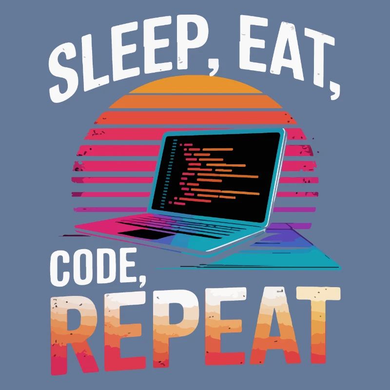 Sleep Eat Code Repeat Gift Programmeur Développeur