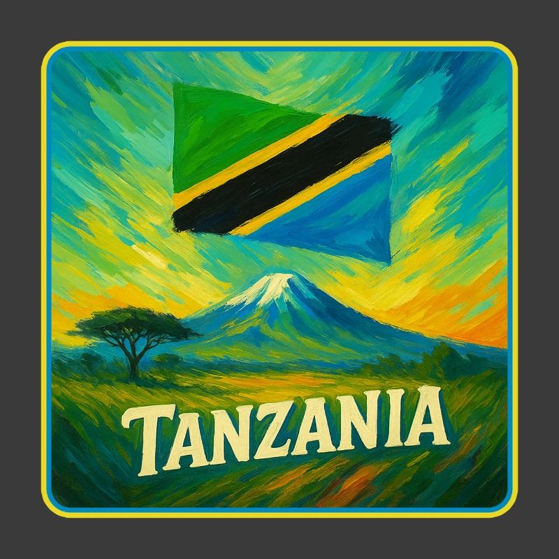 Conception du drapeau de la Tanzanie