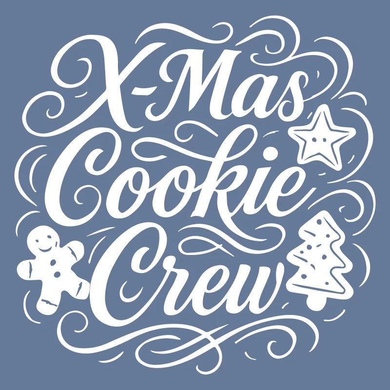 Équipe de Noël de cuisson des biscuits