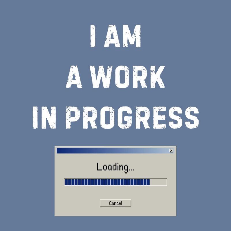 Work in progress – Loading bar - Travail bureau