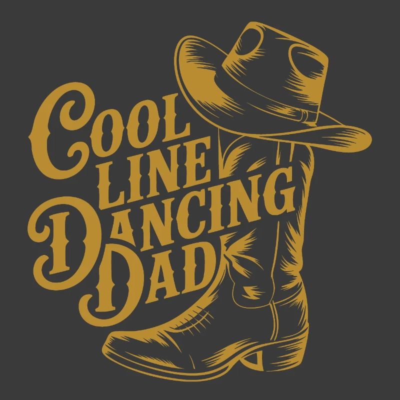 Line dance dad cool dancing dad