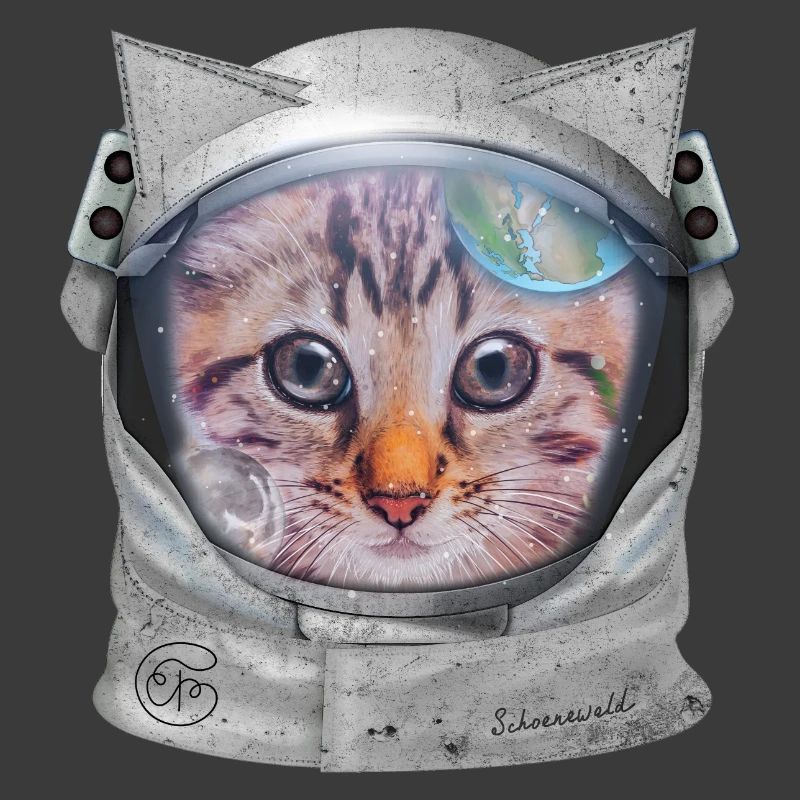 Chat dans l’espace