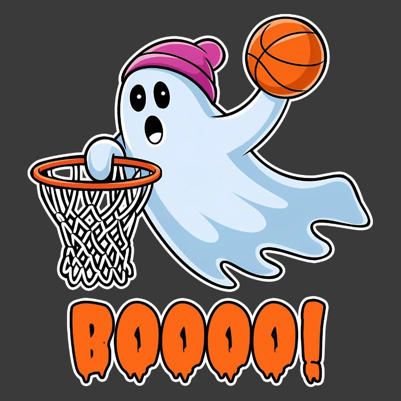 L’ basket avec « Boooo ! » Action de dunk