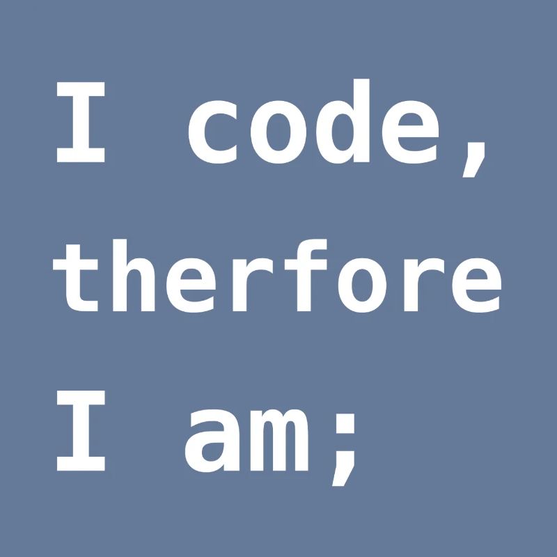 Ich programmiere, also bin ich