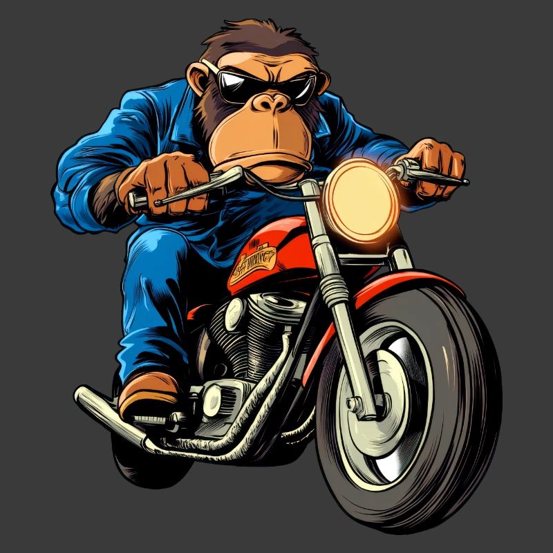 Motard Singe
