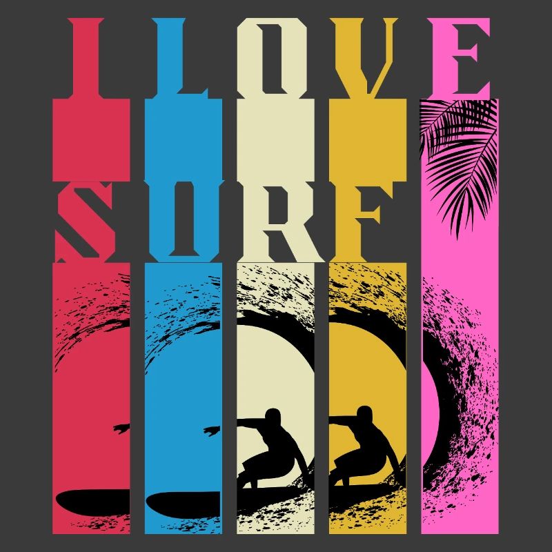 Multicolored Surf Waves