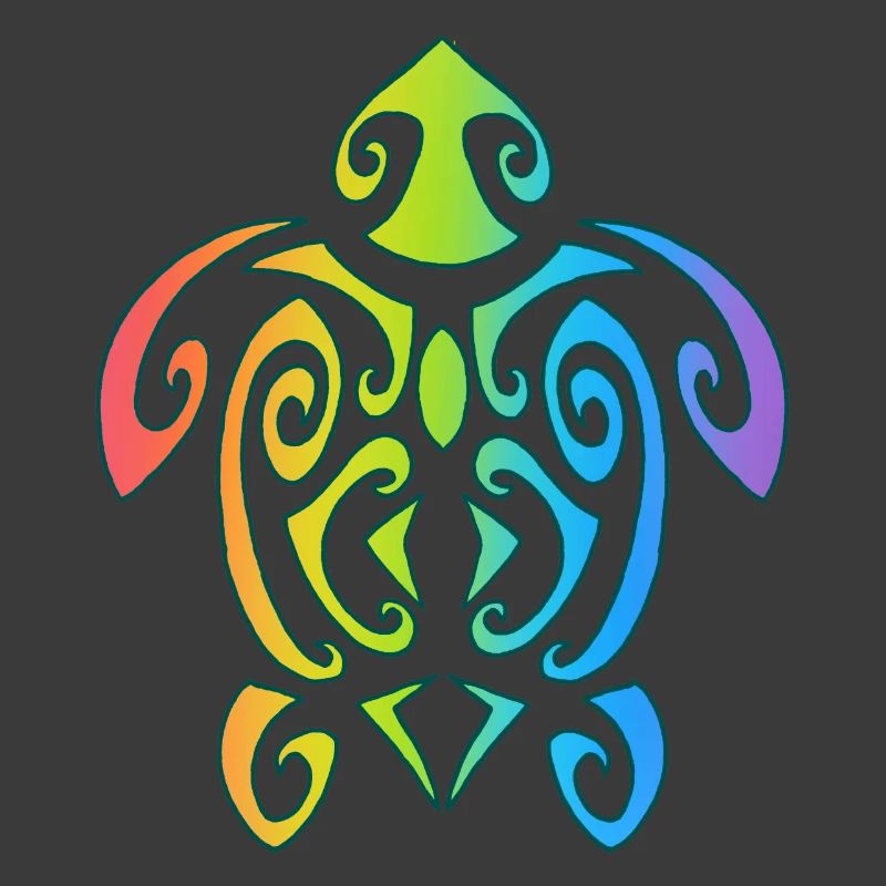 Rainbow Polynesian Turtle