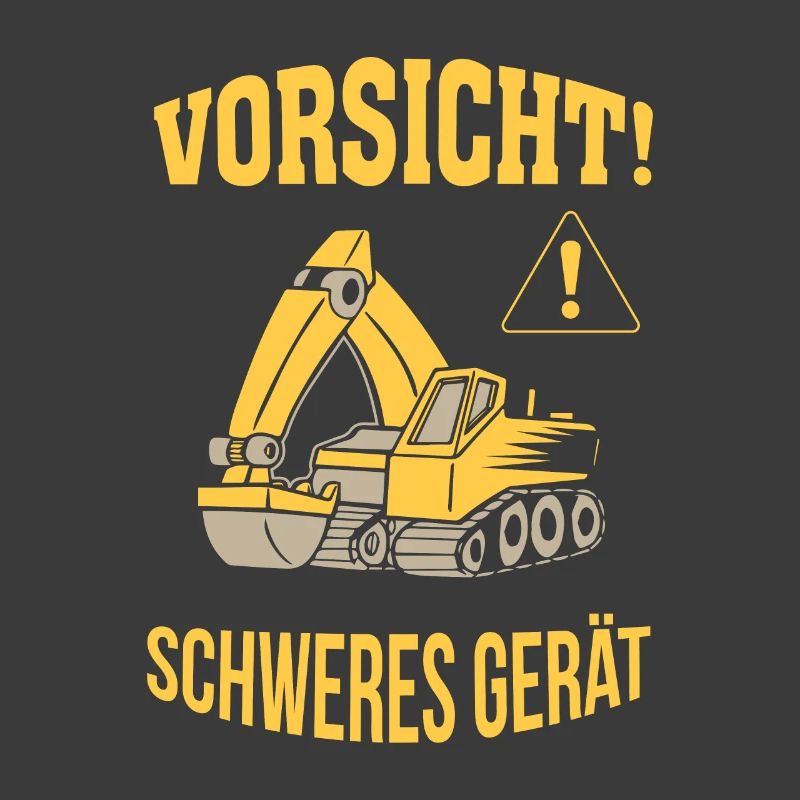 Bagger Baggerfahrer Baugeräteführer Schweres Gerät