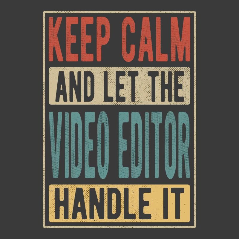 Video Editor Retro Geschenk