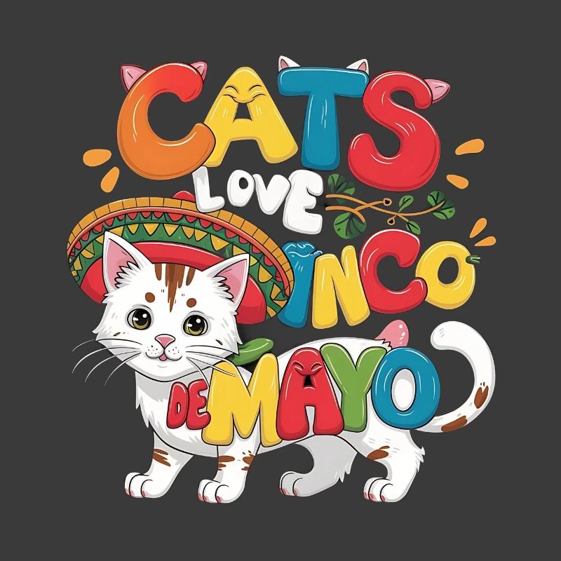 Fiesta Cat sur le thème du Cinco de Mayo