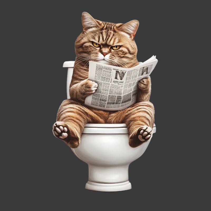 Drôle de chat chat propriétaire de chat Loo Cat Pet
