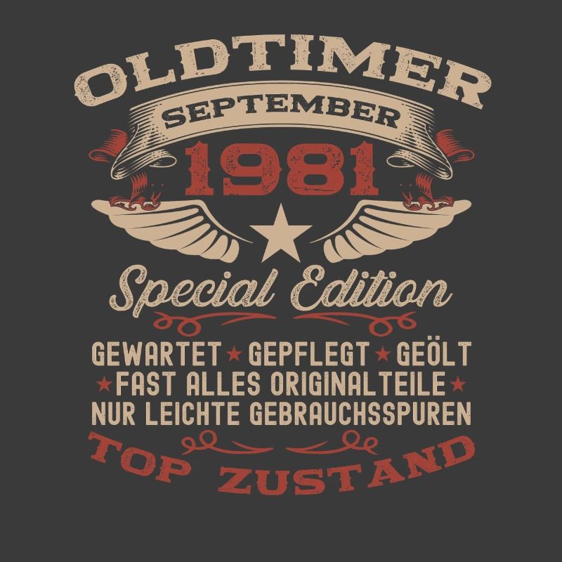 44. Geburtstag Geschenk Oldtimer September 1981