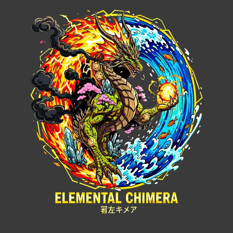 Elemental Chimera | Drache der 3 Elemente