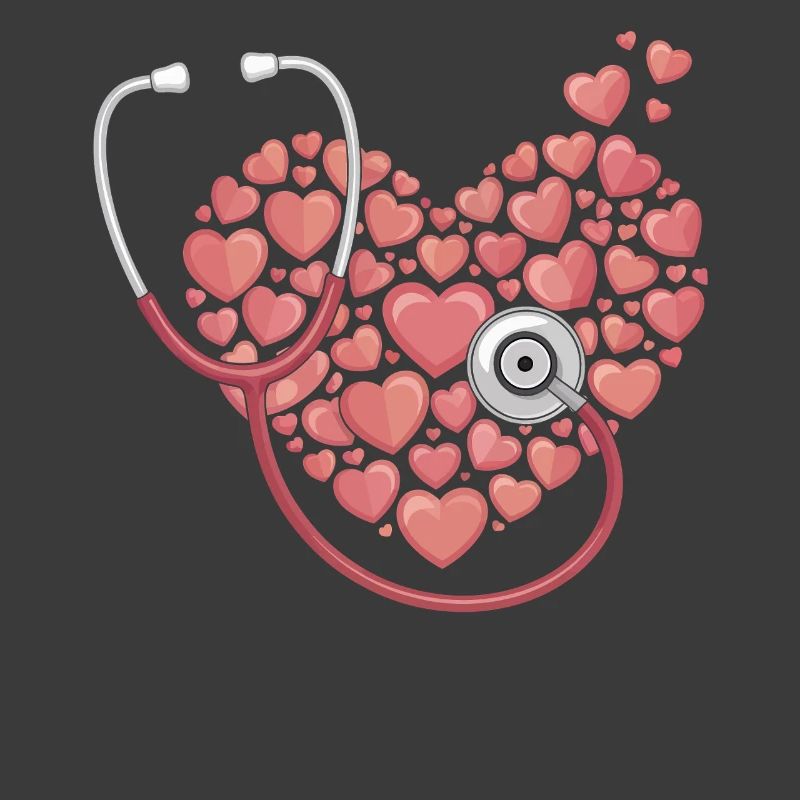 Heart Stethoscope Heart Pattern