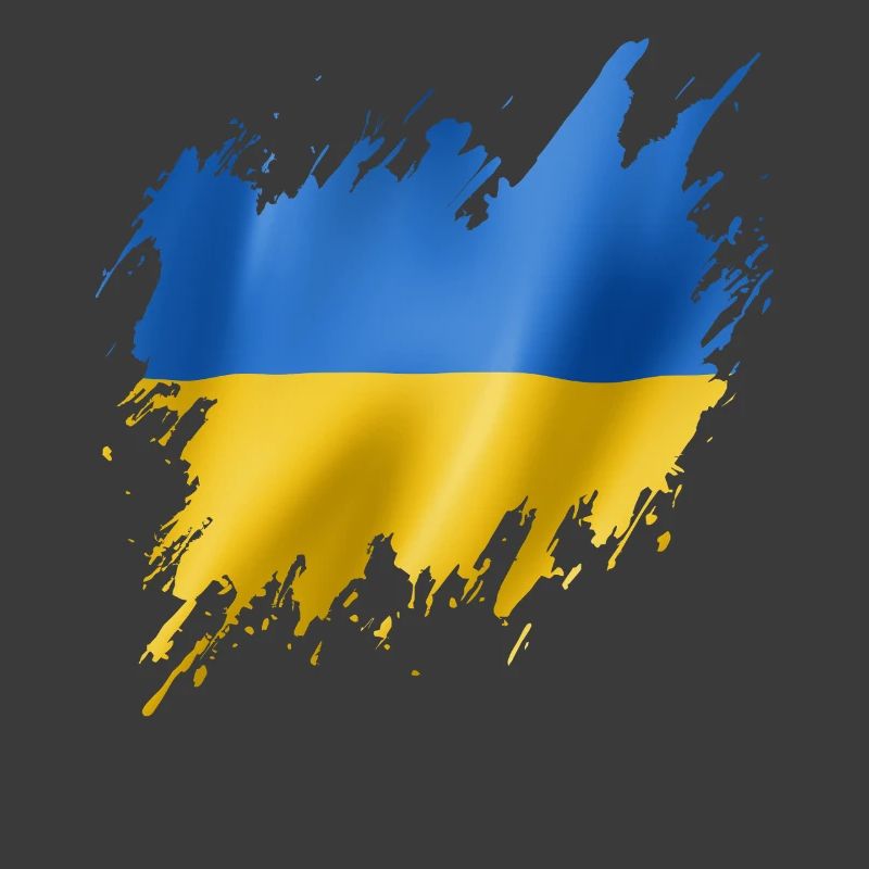 Drapeau de l’Ukraine, style déchiré