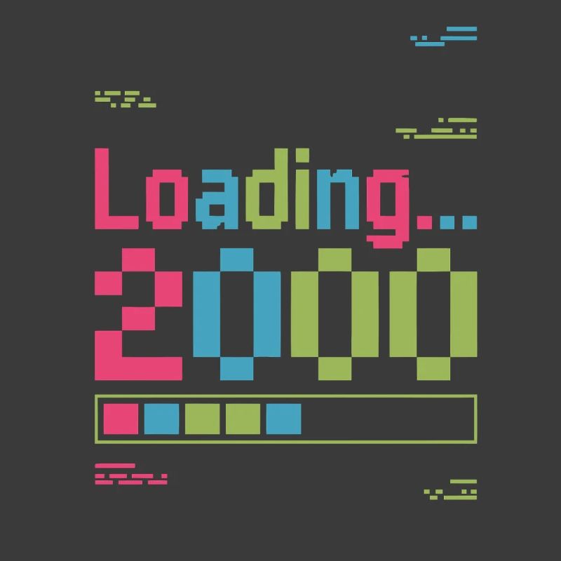 Loading 2000 Pixel Ladebildschirm