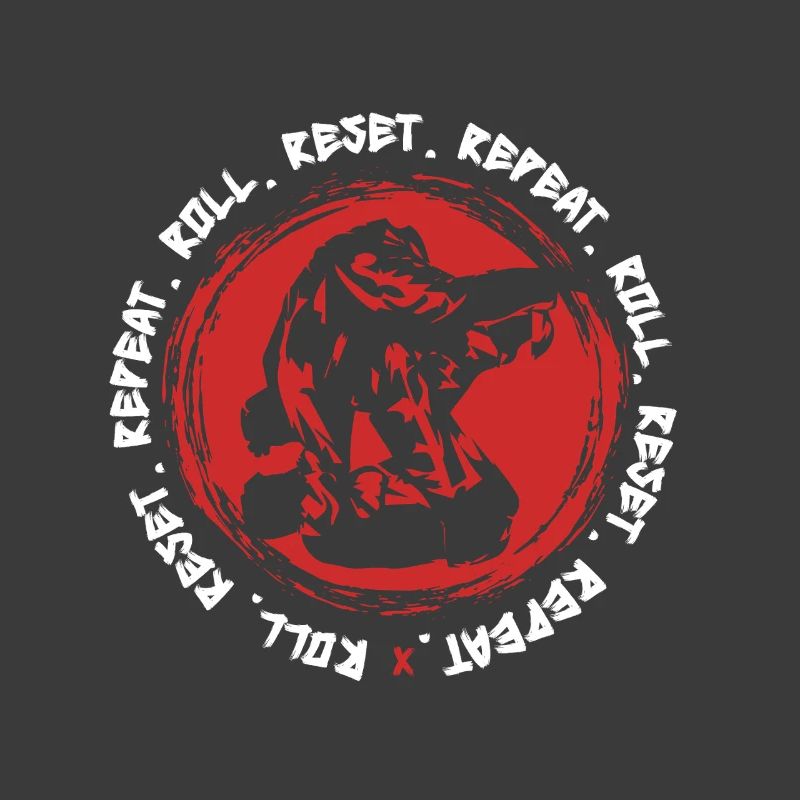 Judo Martial Arts Roll Reset Repeat