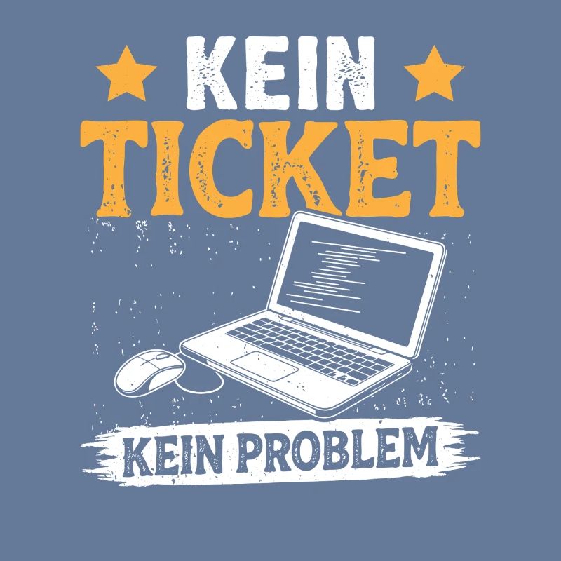 Ordinateur de nerd PAS DE TICKET PAS DE PROBLÈME DRÔLE