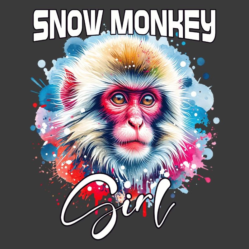 Snow Monkey Mädchen Schneeaffe