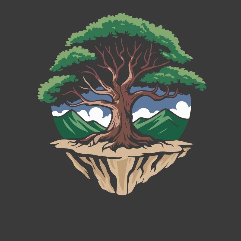 Tree Island Circle Landscape