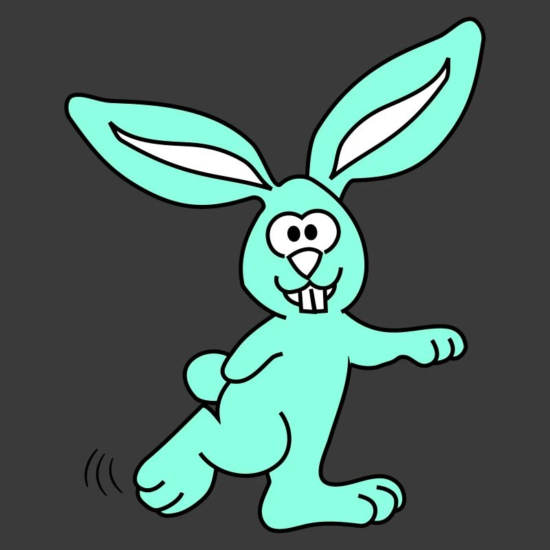 Lapin | Lapin | Vectorgraphique 3 couleurs