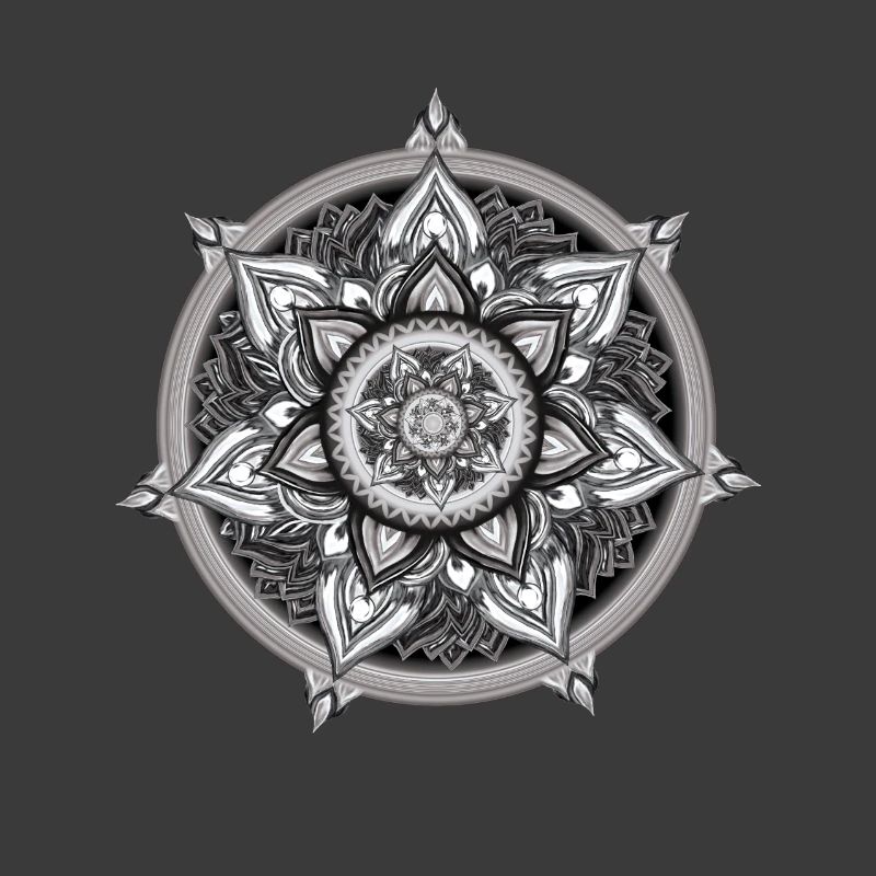 Inner Compass – Calm Symbolic Art