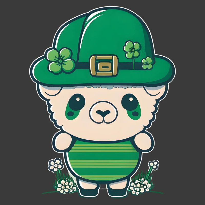 Sharp avec un chapeau vert et des trèfles
