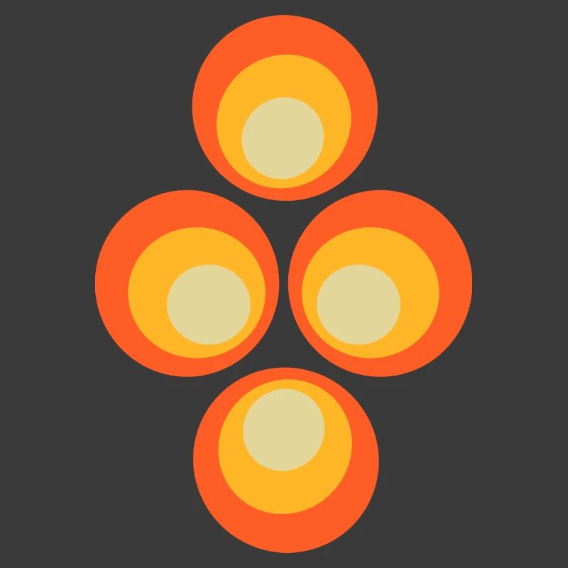 70s Circles Pattern