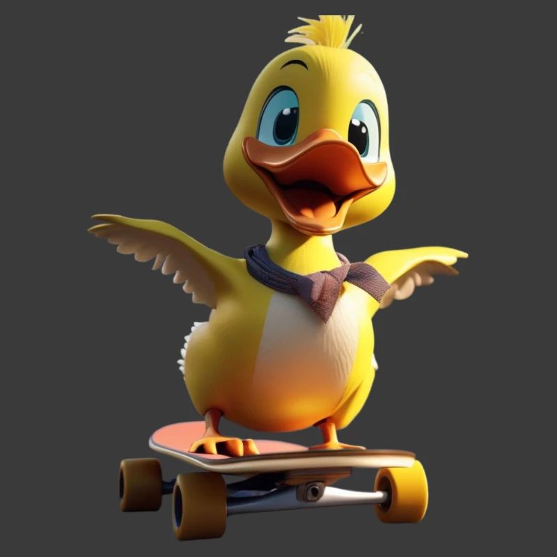 Skating Duck