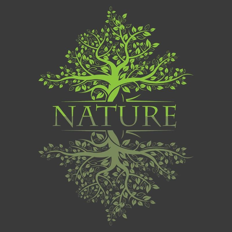 Tree Reflection Nature Forest Leaf Icon Logo Icon