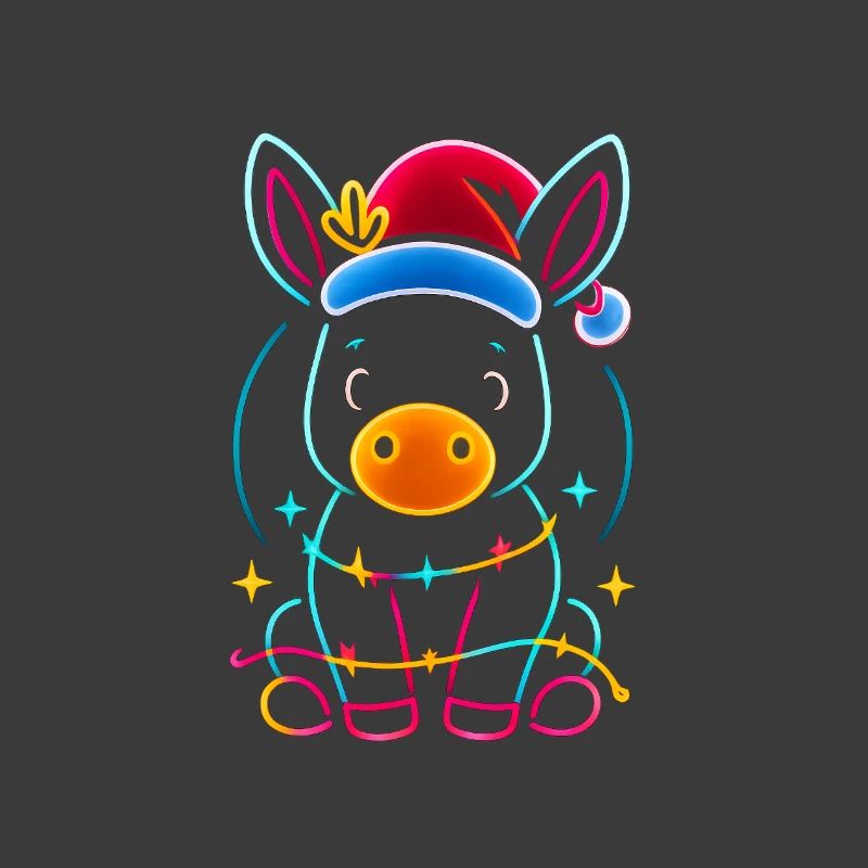 Donkey Elf Noël Drôle Cadeau