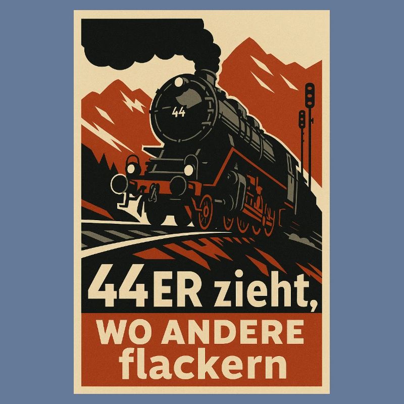 Railway 44 pulls where others flicker freight train