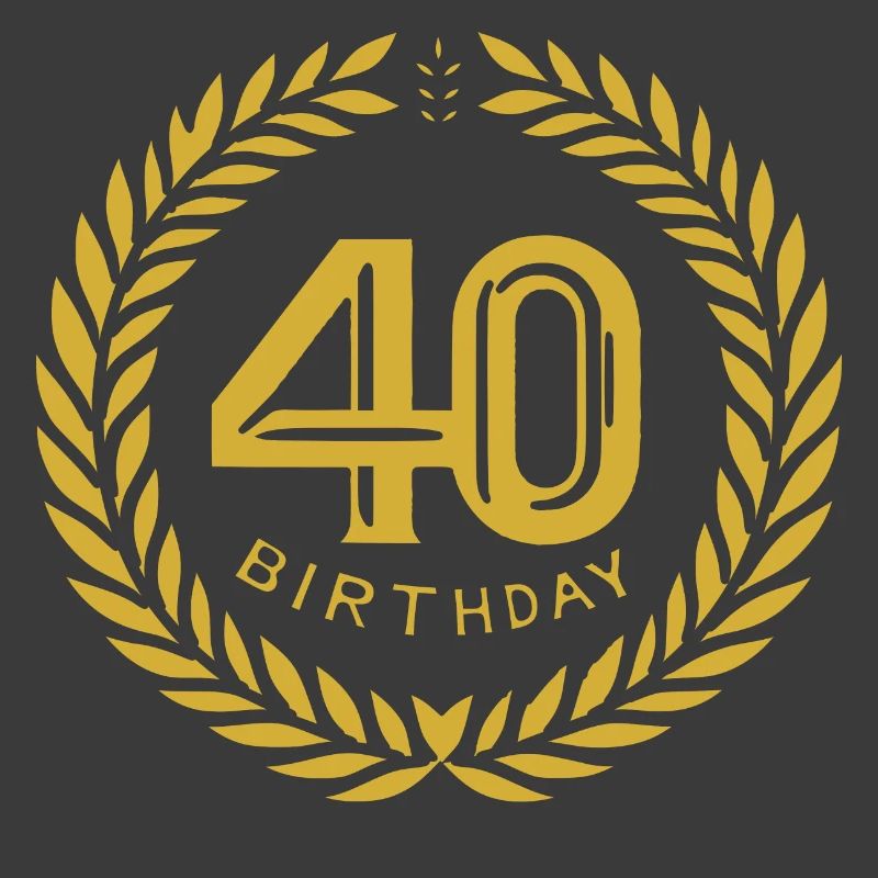 Vierzig 40 Geburtstag