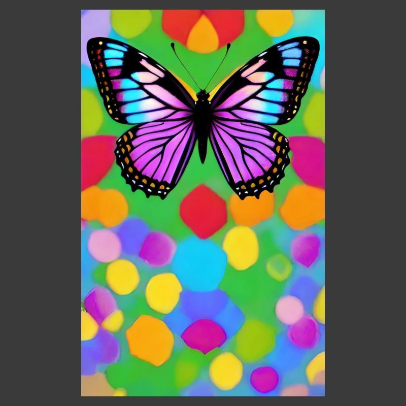 Papillon multicolor sublime