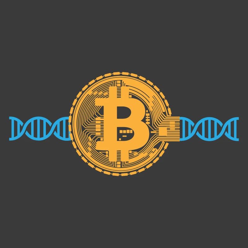 Crypto Bitcoin ADN DNS | Couleurs modifiables