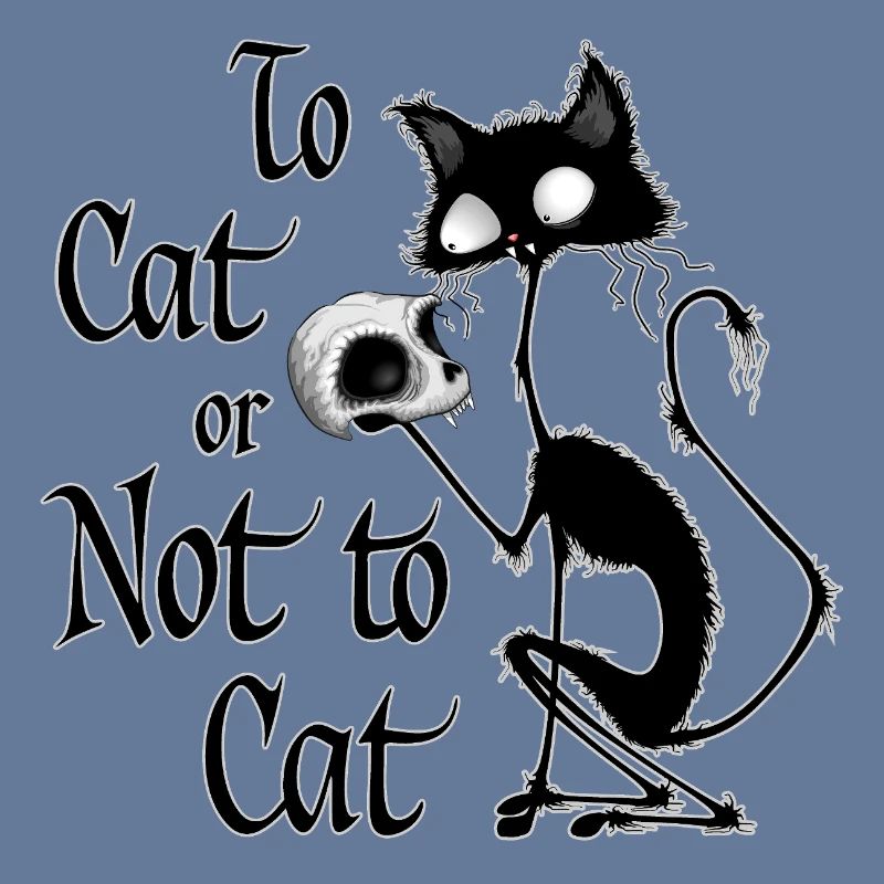 « À chat ou pas à chat » Mème drôle de Hamlet à chat