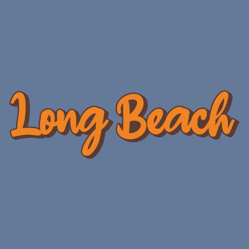 Long Beach Retro Script