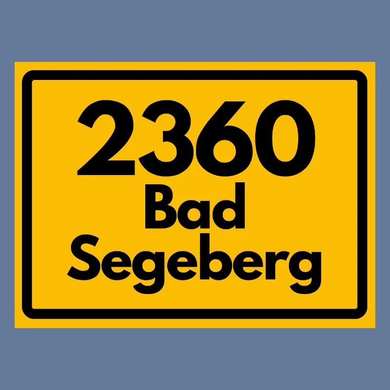 OLD POSTCODE POSTCODE RETRO 2360 BAD SEGEBERG