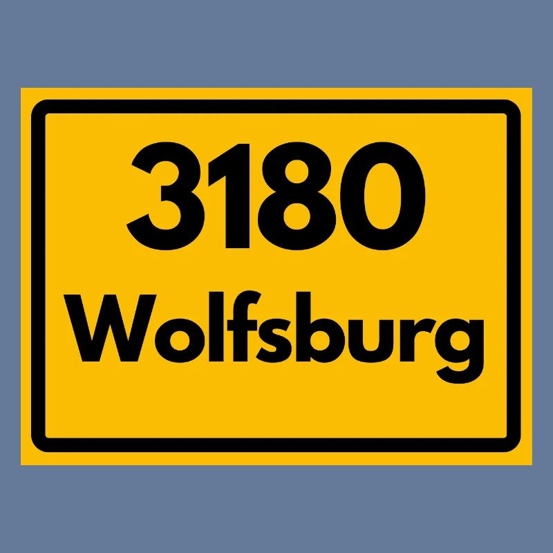 ANCIEN CODE POSTAL RETRO 3180 WOLFSBURG