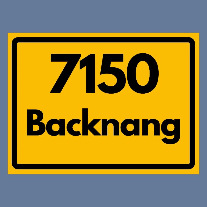 OLD POSTCODE POSTCODE RETRO 7150 BACKNANG HEIMAT