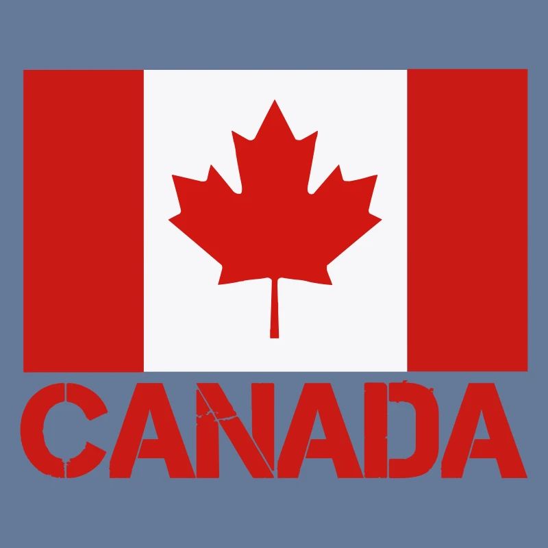 Maple Leaf Canada Flag Art