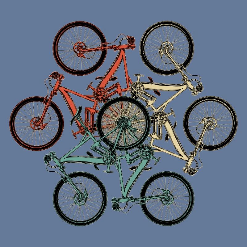 Bike Stack Collage