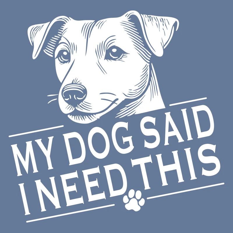 Jack Russell Chien Line-Art Mon chien a dit que j’avais besoin de ça