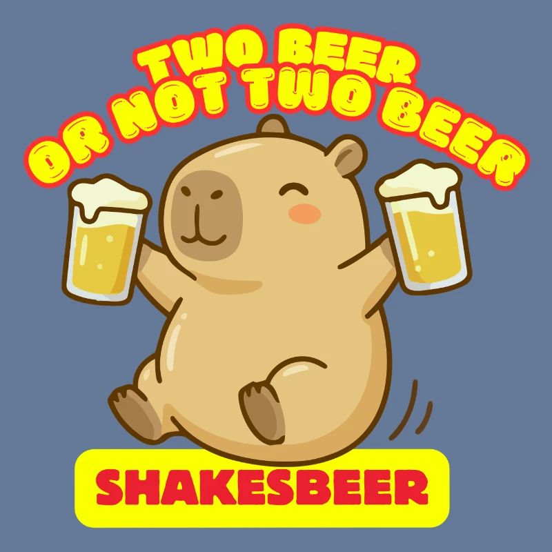 Zwei Bier oder nicht zwei Bier – Shakesbeer – Capybara
