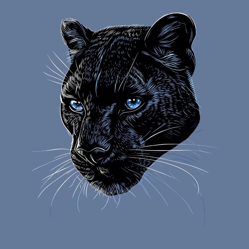 Panthère Léopard Grand Chat Mignon Gros Chat Panter