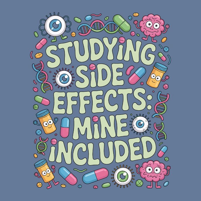 Pharmacist Student Studying Side Effects Science